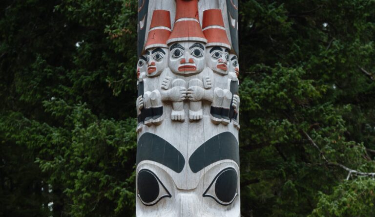 Totem Pole in Haida Gwaii